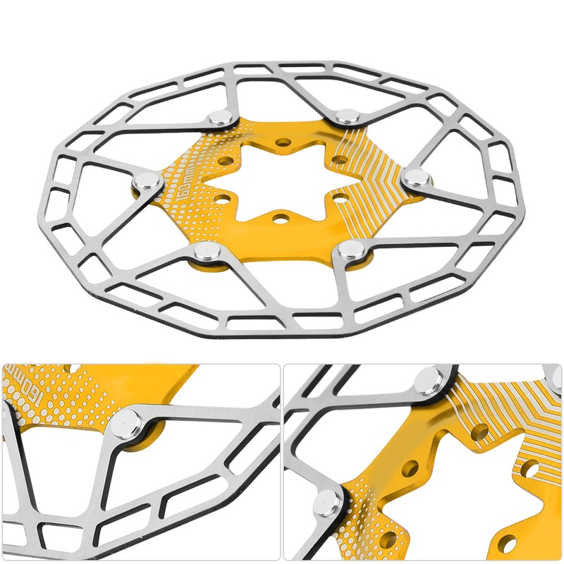 Bike Ultralight Floating Rotor Brake Disc Pad Accessory 160mm for