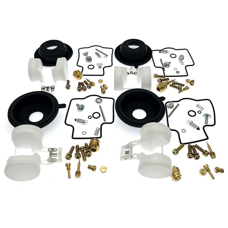 4-Pack Carburetor Rebuild Kits Carb Repair Kit with Diaphragm Float