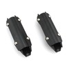 2PCS 25mm Motorcycle Engine Bumper Guard Crash Bar Blocks Bumper