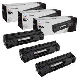LD Replacement Toner Compatible with HP 85A CE285A (Black, 3-Pack) Compatible with HP LaserJet Pro P1102 P1102W M1212nf M1217nfw MFP M1132 M1139 M1219nf M1138 P1102s P1106