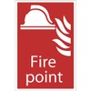 Draper 72445 "Fire Point" Fire Equipment Sign