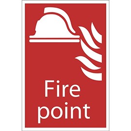 Draper 72445 "Fire Point" Fire Equipment Sign
