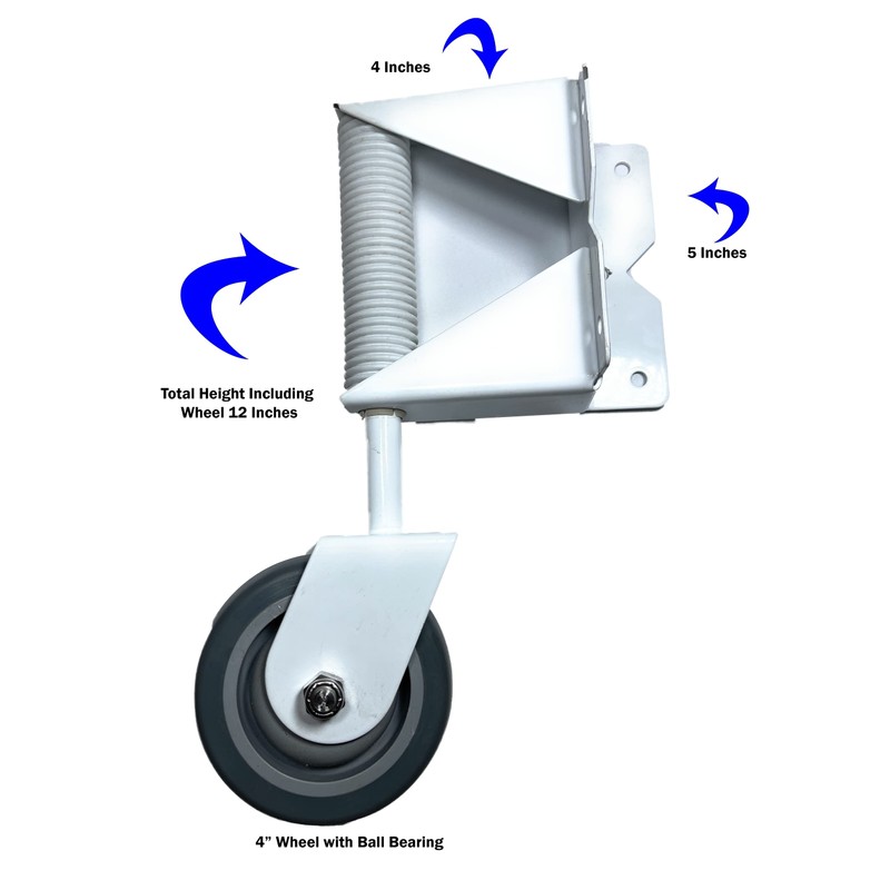Kiavetta Heavy‑Duty Swing Gate Wheel for Vinyl | Wood |