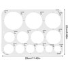 Circle Template & Stencil 4-Pack Set Drafting Templates for Architecture,