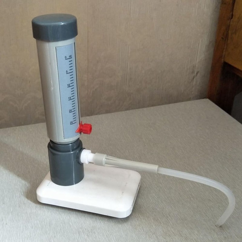 RANJOVER Lab Bottle Top Dispenser Economic Semi-Automatic Liquid Dispenser Sleeve