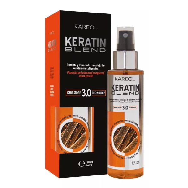 Kareol Keratin Blend · Restaura, Hidrata, Fortalece, Protege