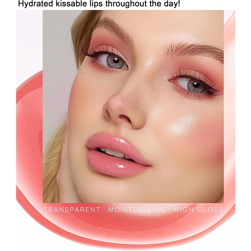 Bálsamo Labial Con Color, 4 Unidades, Hidratante Natural, Con Manteca