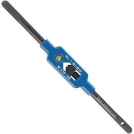 GSR Steel Tap Wrench with Centring Eye, Silver (Size 1.1/2 | M1 - M12), Holder for Taps, Square Socket, Made of High-Quality Stainless Steel, Adjustable Steel Tap Wrench