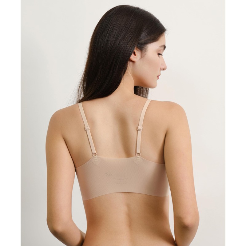 Ubras Women's Adjustable String Bralette, Wireless Seamless Vest Bras Adjustable