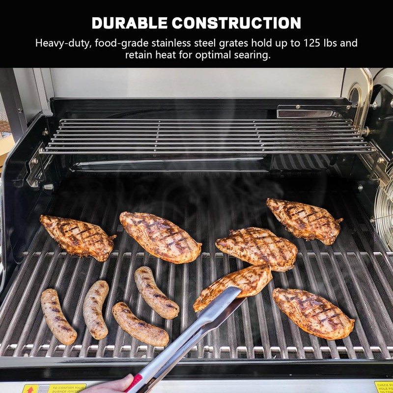 SUS304 7MM Stainless Steel Grill Grates for Ninja FlexFlame PG300