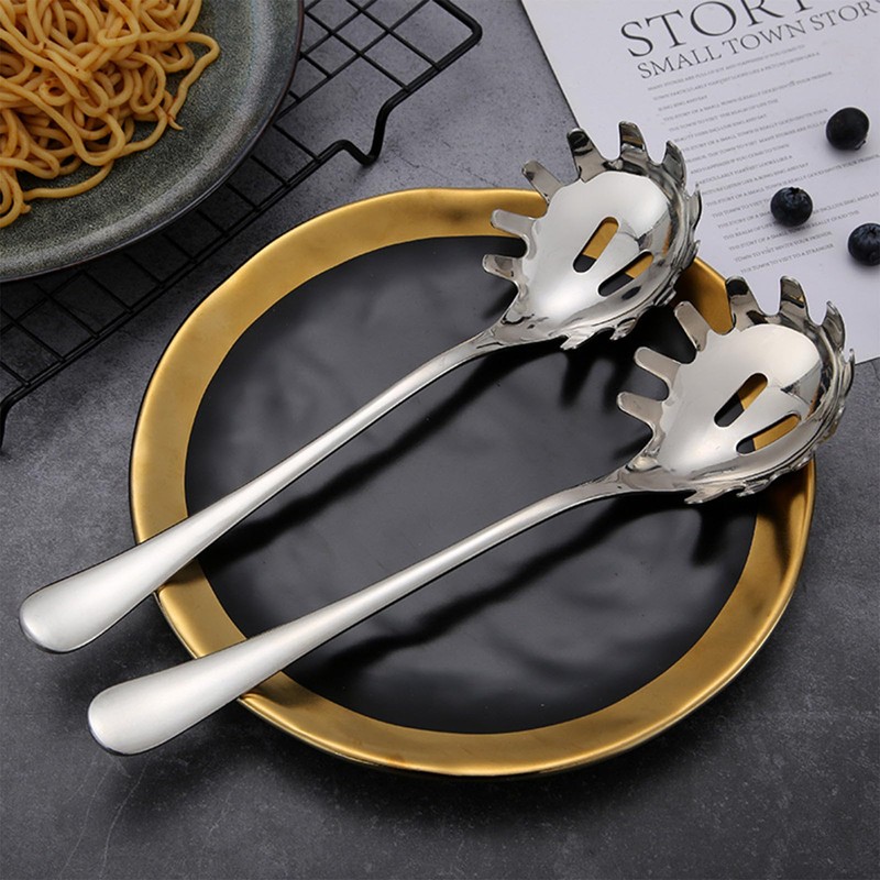 Stainless Steel Pasta Spoon, Spaghetti Spoon Server, Spaghetti Fork with