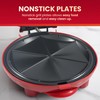 Elite Gourmet EQD-413 Electric Non-Stick 8" Quesadilla Maker, Easy-Slice 6-Wedge,