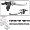 PowerMotor Clutch Brake Lever Set，22mm 7/8 inch Folding Aluminum Clutch
