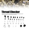 44 Piece Nut and Screw Thread Tester, Thread Gauge for