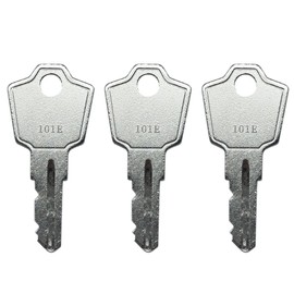 (3) KeyPower 101E-225E Keys for HON File Cabinet & Office Furniture & Desk, Also Compatible with 101-225 H N R S T Series,Pre Cut to Key Code: 221E