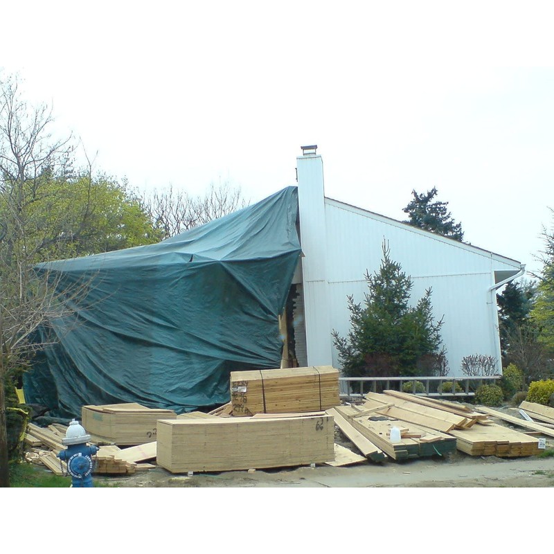Kotap 15 x 30 Ft. Heavy-Duty Protection/Coverage Tarp, 8-mil, Reversible,