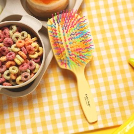 EYECANDY [EYECANDY]Rainbow Volume S Paddle Brush_Banana Milk