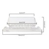 PEILINZE Hanging File Files 10 Pack Hanging File Tabs Insertable