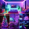 Realky LED Strip LED Streifen 15m mit Fernbedienung&App&Musik Sync,Bluetooth RGB