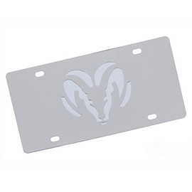 Eurosport Daytona Logo License Plate for Dodge Ram (Chrome)