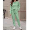 Totatuit 2 Piece Outfits Women's Tracksuits Casual Soft Cotton Ladies