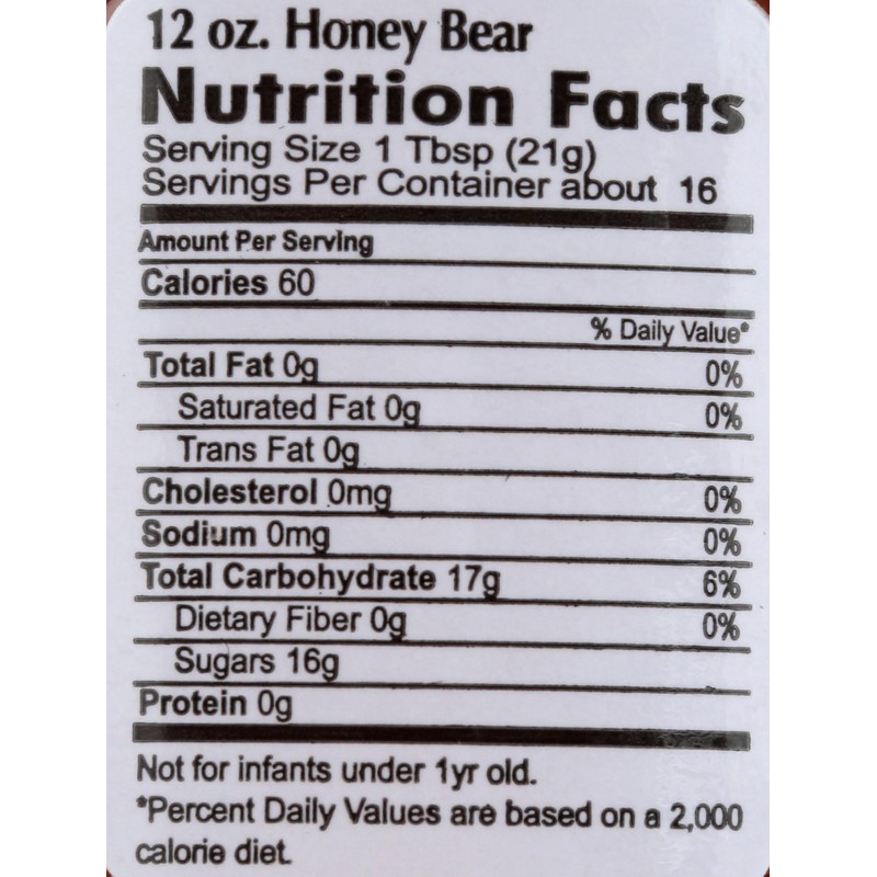 TOPANGA Topanga Honey Bear-Clover, 12 OZ