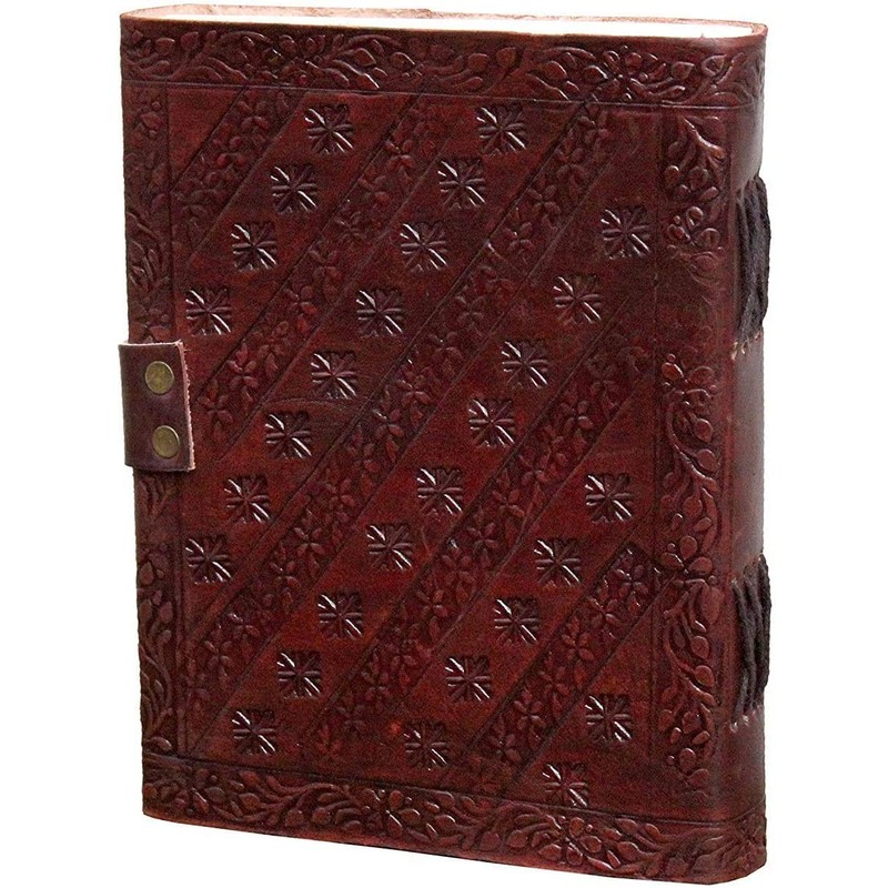 OVERDOSE Gautam Buddha Journal Notebook Handmade Leather Travel Diary Writing