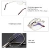 Folding Metal Anti Blue Rays Presbyopic Glasses Visual Fatigue Relief