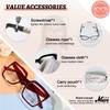 MARE AZZURO Oversized Reading Glasses Women Fashion Large Square Readers