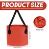 Folding Water Bucket, 20L Collapsible Bucket Multifunctional Folding Buckets Foldable