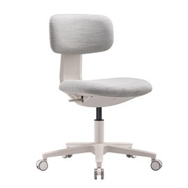 Ergonomic Kids Desk Chair with Adjustable Height, Soft seat, Breathable Fabric, 360° Swivel, Study Chair for Children Teens (Grey)