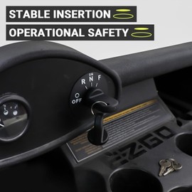 Panglong Starter Ignition Key Switch, EZGO RXV Starter Ignition Switch with 2 Keys, Suitable for 48V 2008-Up EZGO RXV Electric Golf Cart, Replace OEM#605637