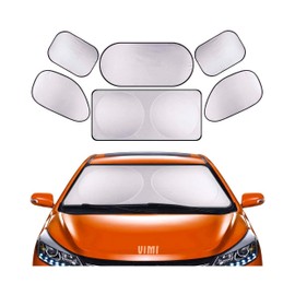 Vimi Set De Parasoles De Ventanillas para Automóvil 6 Piezas