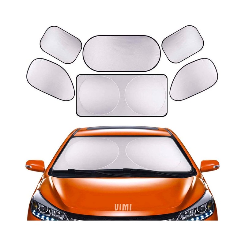 Vimi Set De Parasoles De Ventanillas para Automóvil 6 Piezas