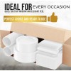 PARTY CUTLERY 350 Pc white Plastic Party Tableware Set for