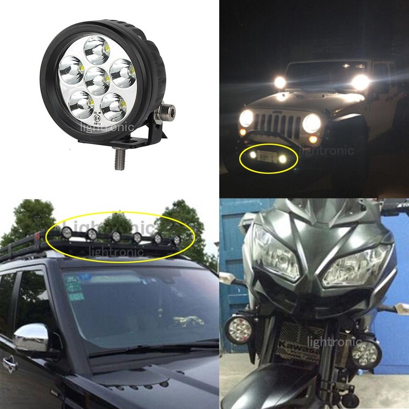 Lightronic Offroad LED Fog & Driving Light/Pods Light, 3.5" Round