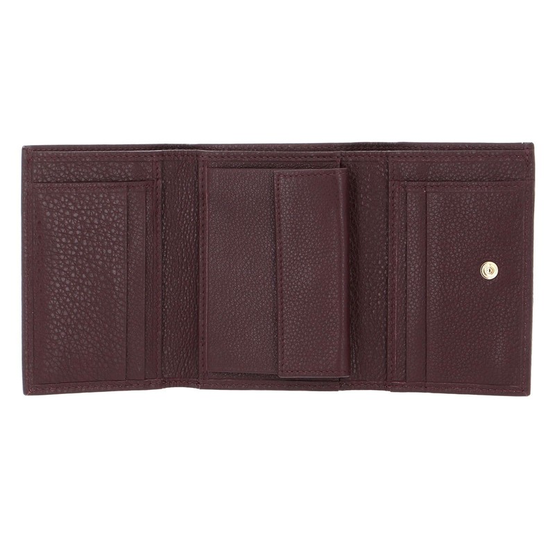 Abro Leather Dalia Flap Wallet Bordeaux, bordeaux, Elegant