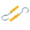 uxcell 5pcs 8mmx40mm Self Drilling Drywall Anchor with 18.5mm Inner