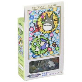 Ensky 126-AC64 126-Piece My Neighbor Totoro Jigsaw Puzzle, Marbles Totoro, Art Crystal Jigsaw Puzzle, 3.9 x 5.8 inches (10 x 14.7 cm)