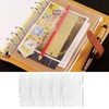 ChasCoCo Binder Pocket, Organizer, 6 Holes, A6, 5 Pack Refills,
