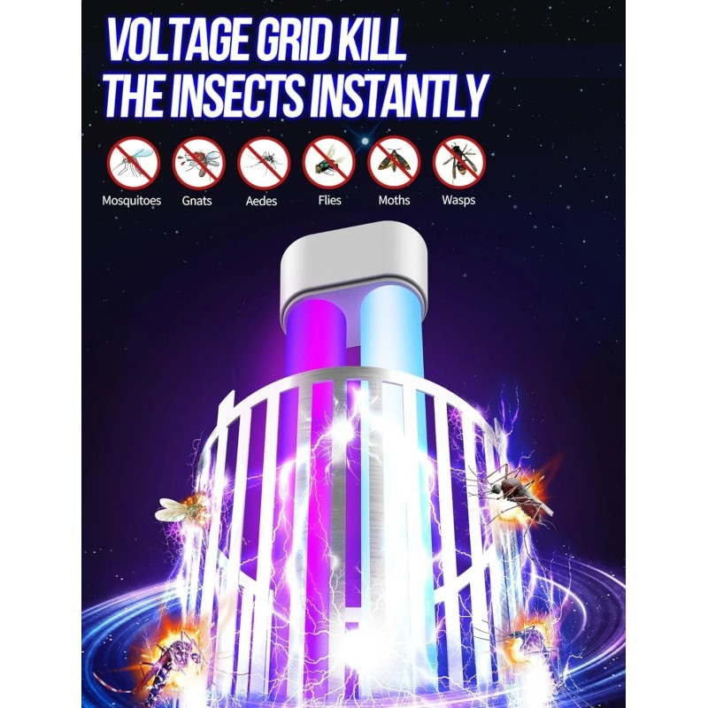 New Fi Bug Zapper Outdoor, Mosquito Zapper with LED Light,