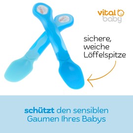 Vital Baby 492010-01 Spoons Flexible Tips Set of 5 Blue