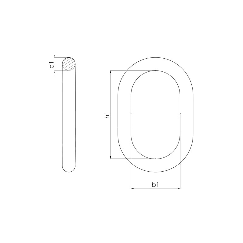 Suspension Ring A13 for 1-Strand (6 mm) and 2-Strand (6