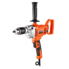 1/2 Inch Corded Electric Drill Mixer Set 0-850RPM 5.4A Power Drills with D-Handle Mixing Drills Machine D-Handle DriDrill Chuck Diameter: 1/2 inch, Power: 1050W