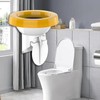 Toilet Flange Adapter Easy Install Drain Backflow Preventer Odor Blocking