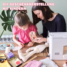 Mini Travel Sewing Kit, Portable Sewing Kit, Emergency Sewing Kit with Foldable Bag for Beginners, Children, Adults, Travellers and Families