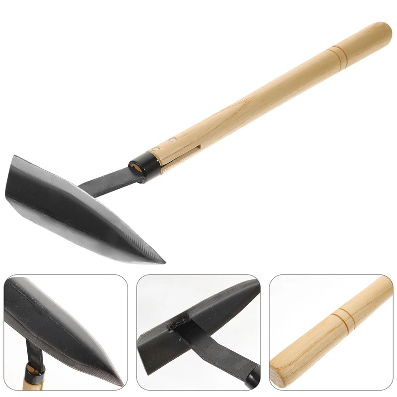 XdealCozyxc Japanese Style Razor Hoe Gardening Tool, Hand Hoe Garden