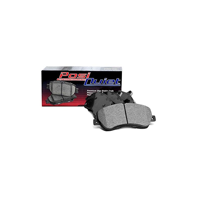 Centric 104.15431 Posi Quiet Semi Metallic Brake Pads with Hardware