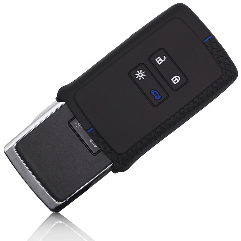 FOAMO FOAMO Autoschlssel Hlle Silikon kompatibel mit Renault 4-Tasten Smartkey