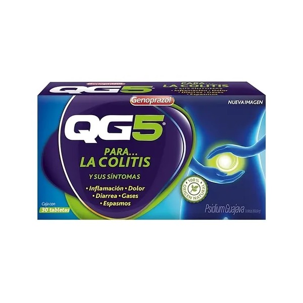 QG5 TABLETA 166,6 mg, 30 TABLETAS - Genomma laboratories méxico,